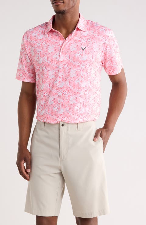 Tropical Confetti Short Sleeve Polo