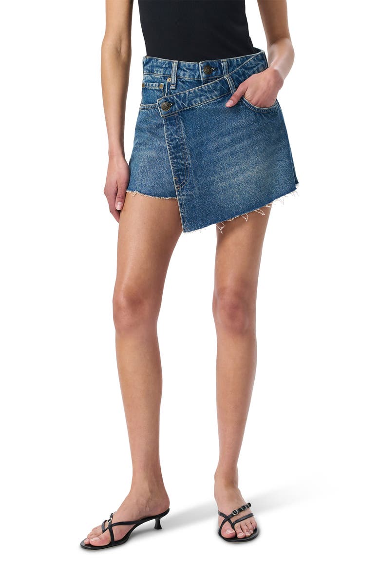 rag & bone Belina Denim Skort, Main, color, Amity