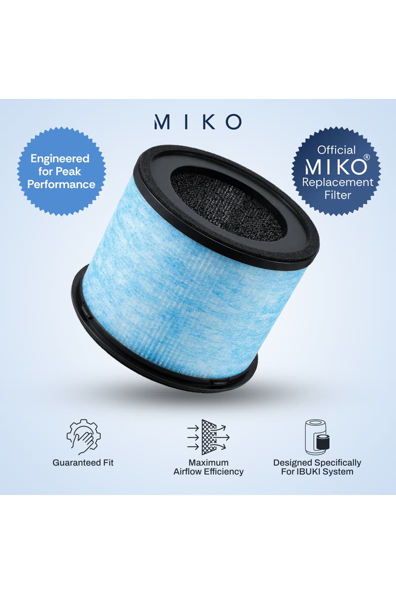 True HEPA Air Filter Replacement - Ibuki & Ibuki+, Alternate, color, Blue