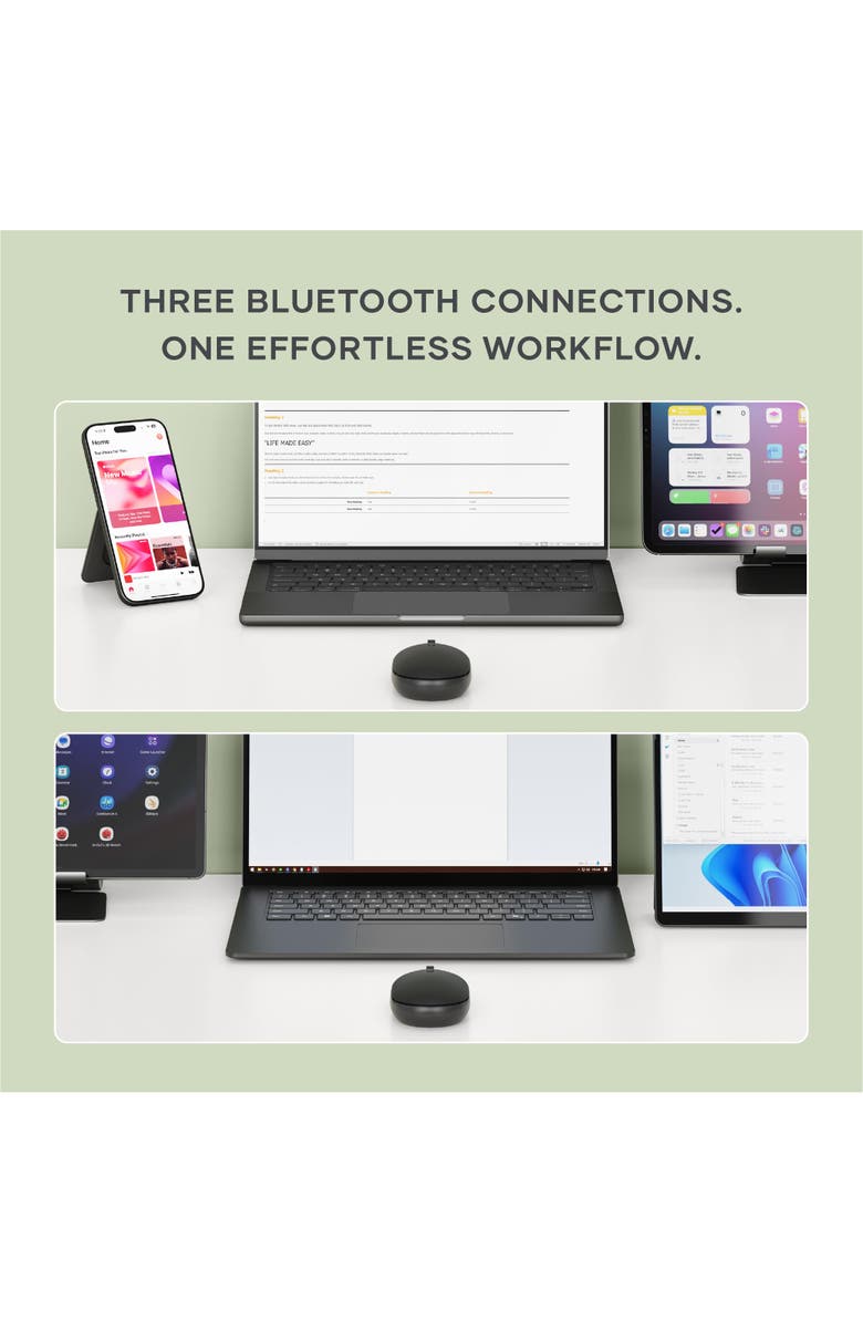 Satechi OntheGo Bluetooth Mouse, Alternate, color, Black