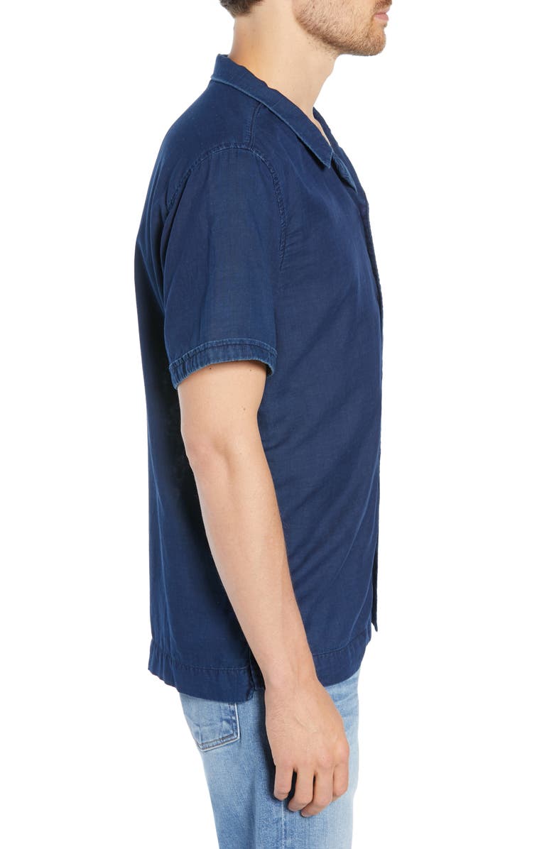 FRAME Slim Fit Camp Shirt, Alternate, color, 