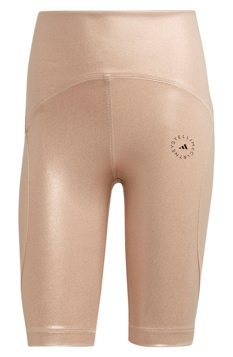 adidas by Stella McCartney Shiny Cycling Shorts, Alternate, color,