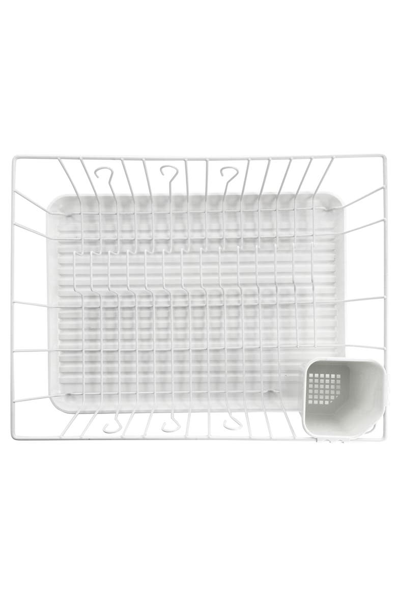 17.5 Inch Dish Rack, Alternate, color, White