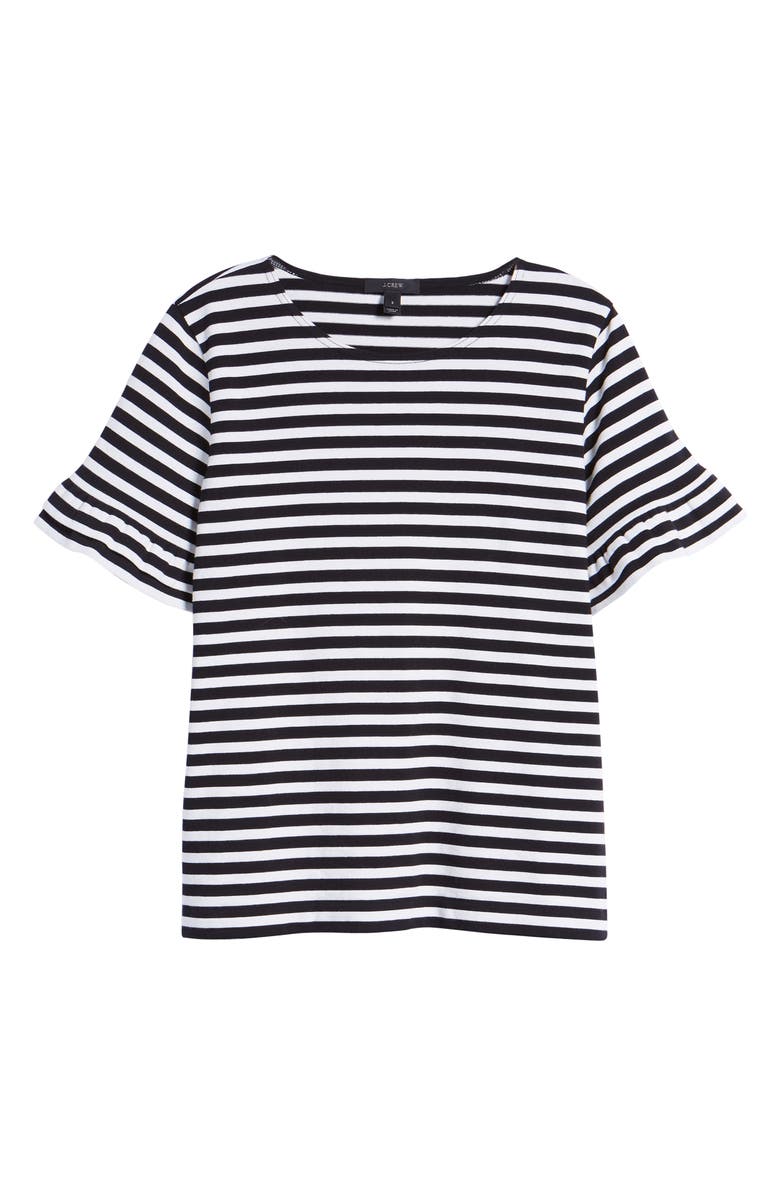 J.Crew Ruffle Sleeve Tee, Alternate, color,