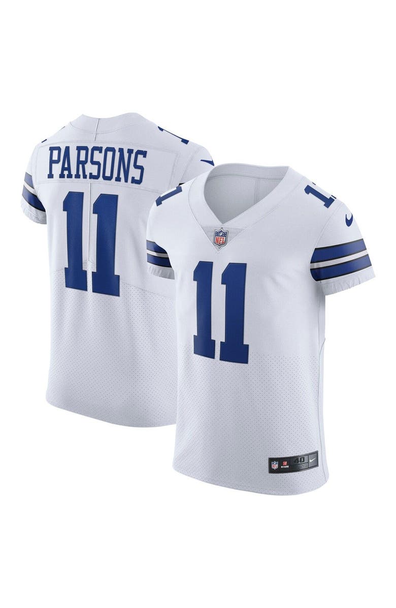 Nike Men's Nike Micah Parsons White Dallas Cowboys Vapor Elite Jersey, Main, color, 