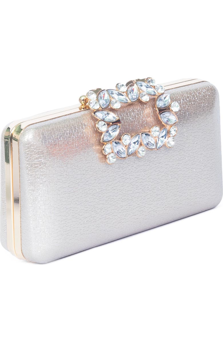 Lauren Lorraine Spring Clutch, Main, color, Gold