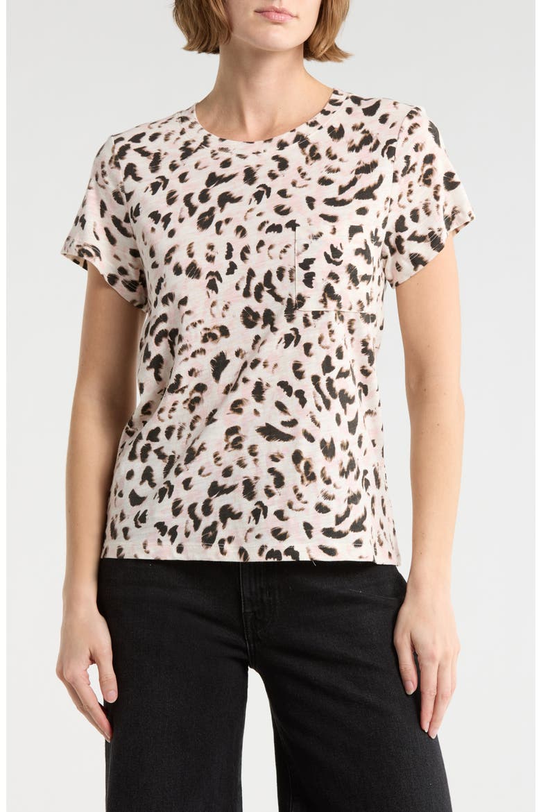 One Pocket T-Shirt, Main, color, SWAN SONG PINK