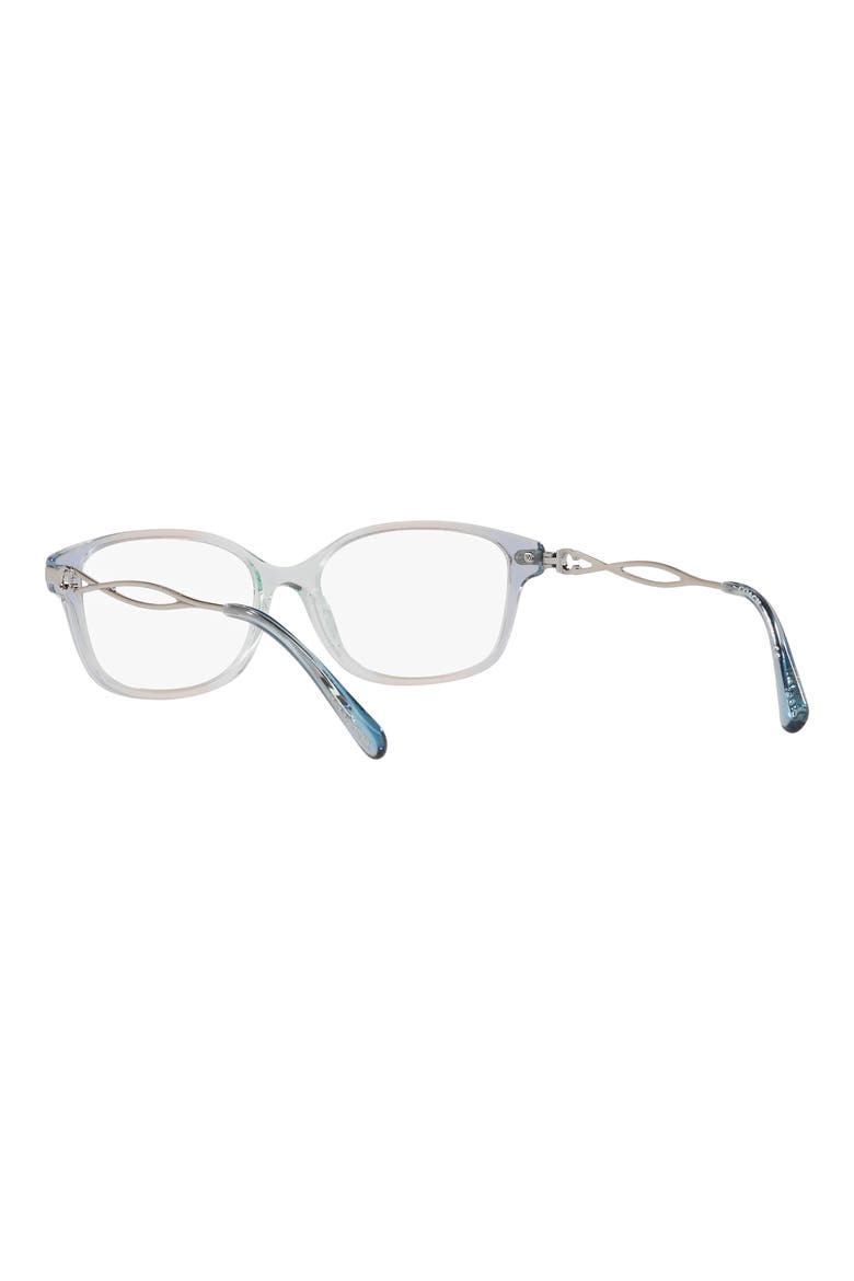 52mm Pillow Optical Glasses, Alternate, color, TRANSPARENT BLUE