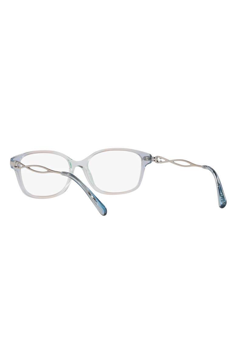COACH 52mm Pillow Optical Glasses, Alternate, color, 