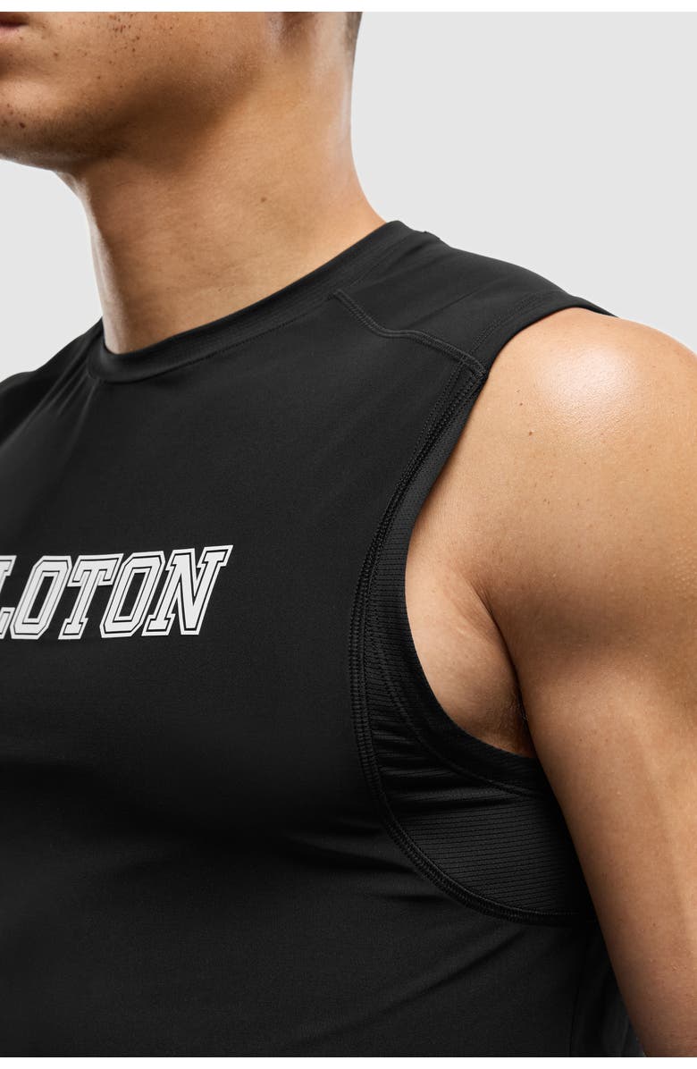 Peloton Essential Performance Muscle Tank, Alternate, color, Black