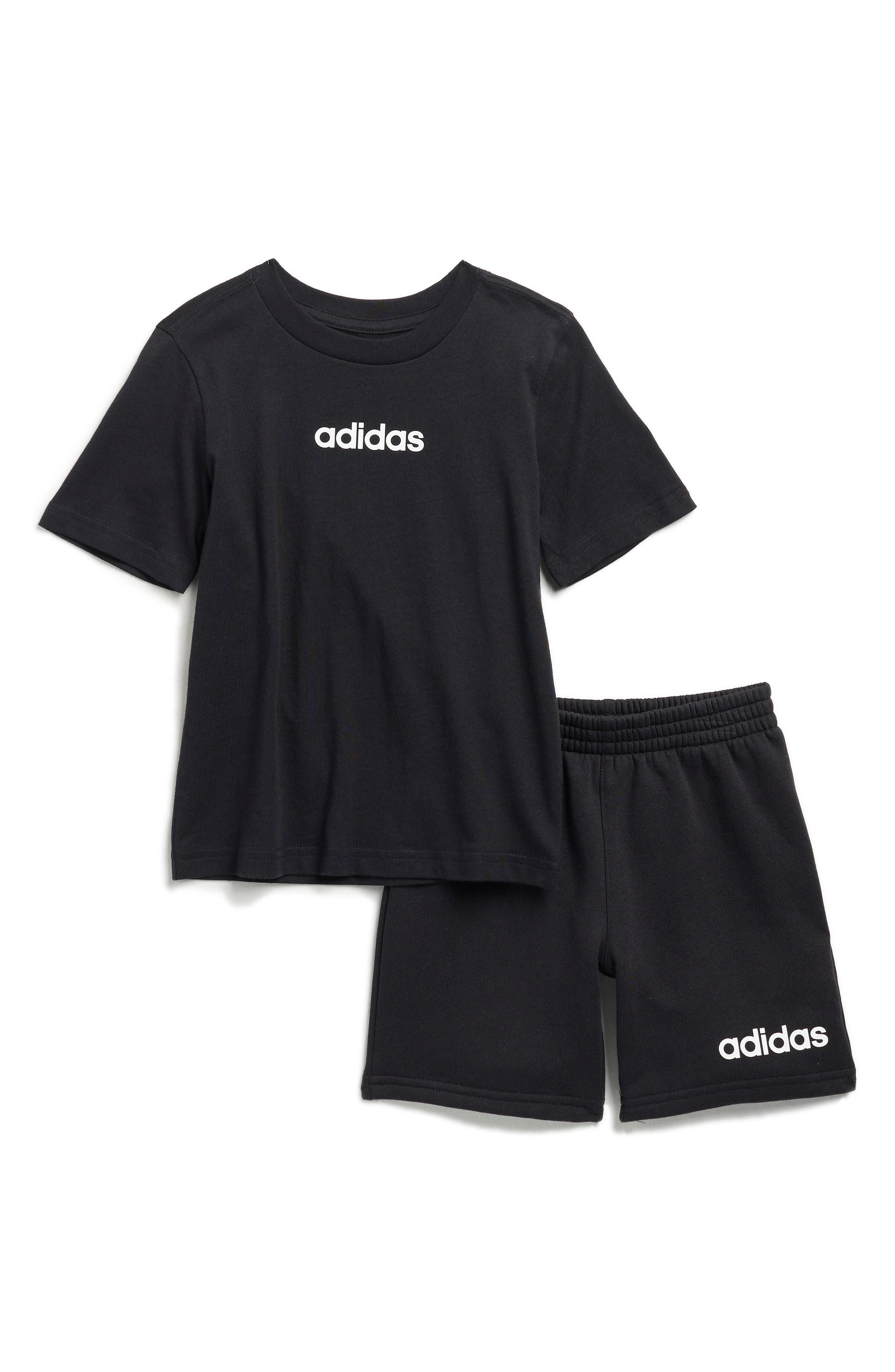 adidas Kids' Logo T-Shirt & Shorts Set