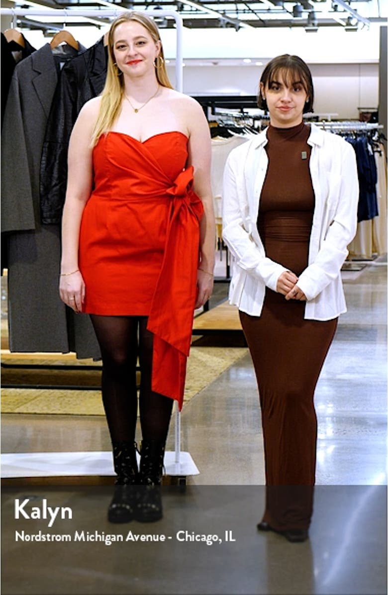 Florida Bow Strapless Minidress, sales video thumbnail