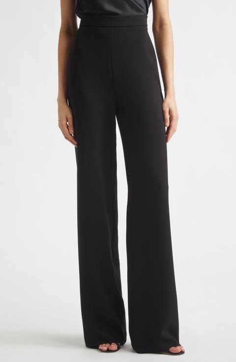 High Waist Cady Straight Leg Pants