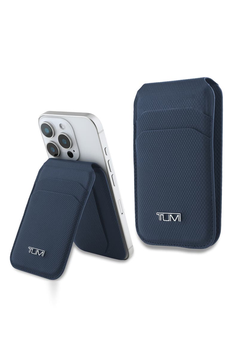 TUMI MagSafe Magnetic Cardholder Wallet, Alternate, color, Navy