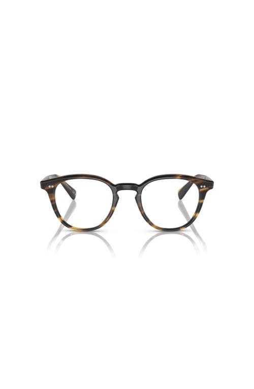 Oliver Peoples 48mm Phantos Optical Glasses In Brown
