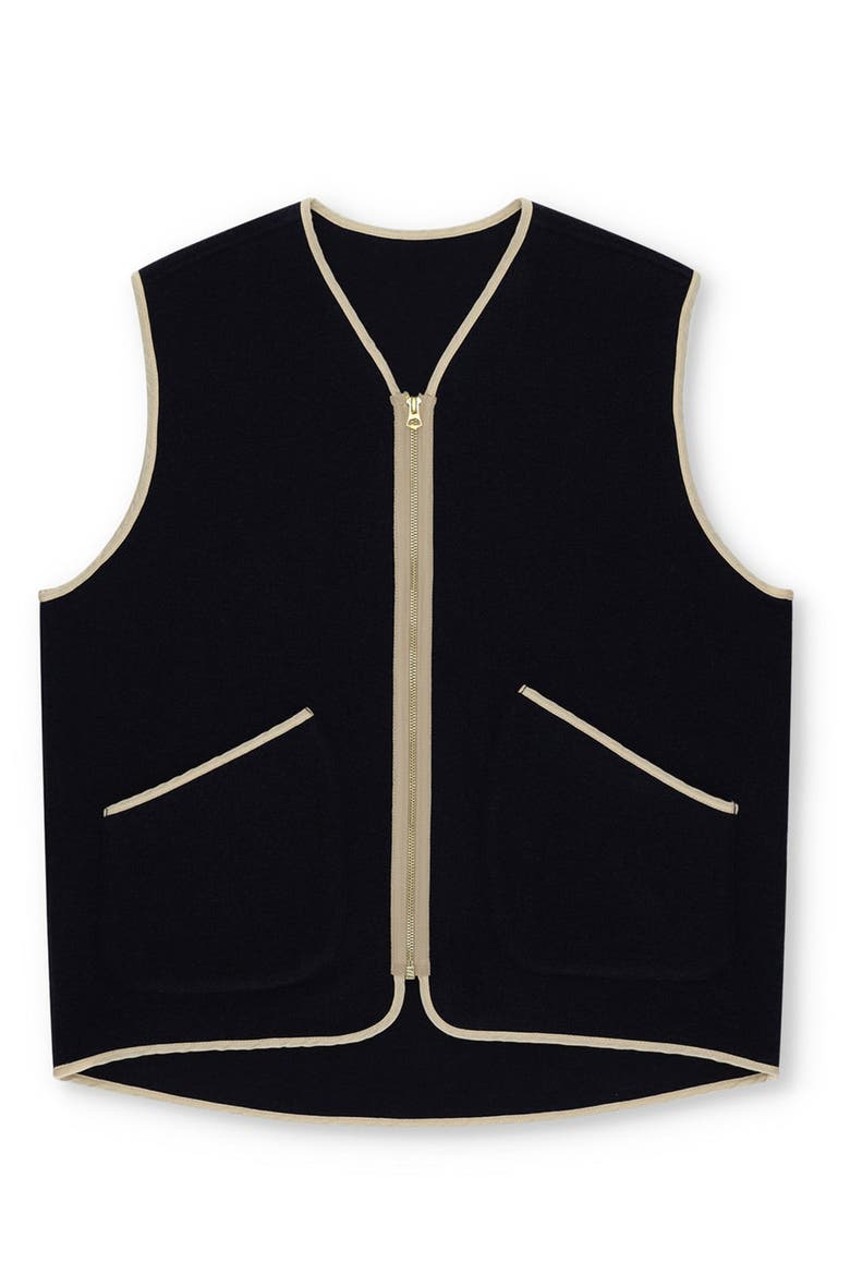 Wool Vest, Main, color, NAVY BLUE