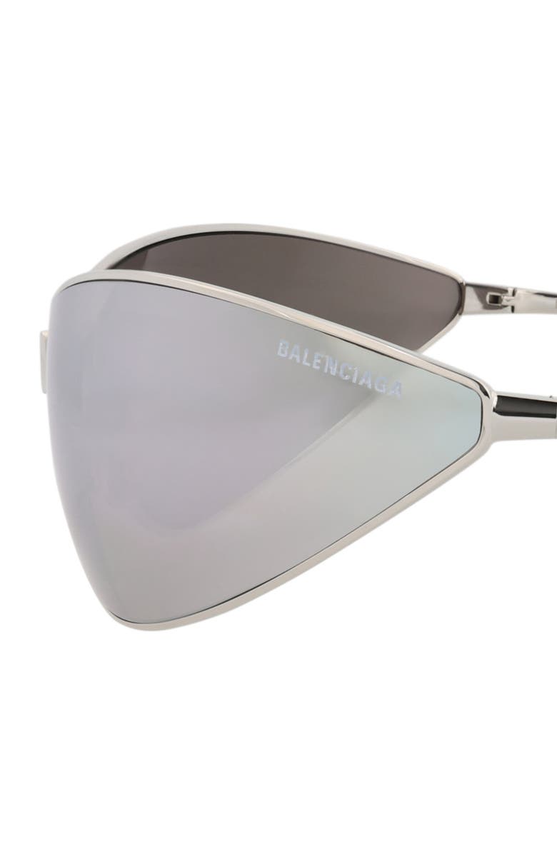 Balenciaga 93mm Shield Sunglasses, Alternate, color,