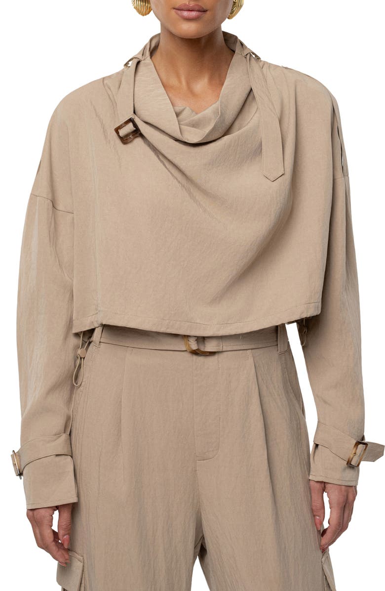 JLUXLABEL Wanderlust Long Sleeve Crop Top, Alternate, color,