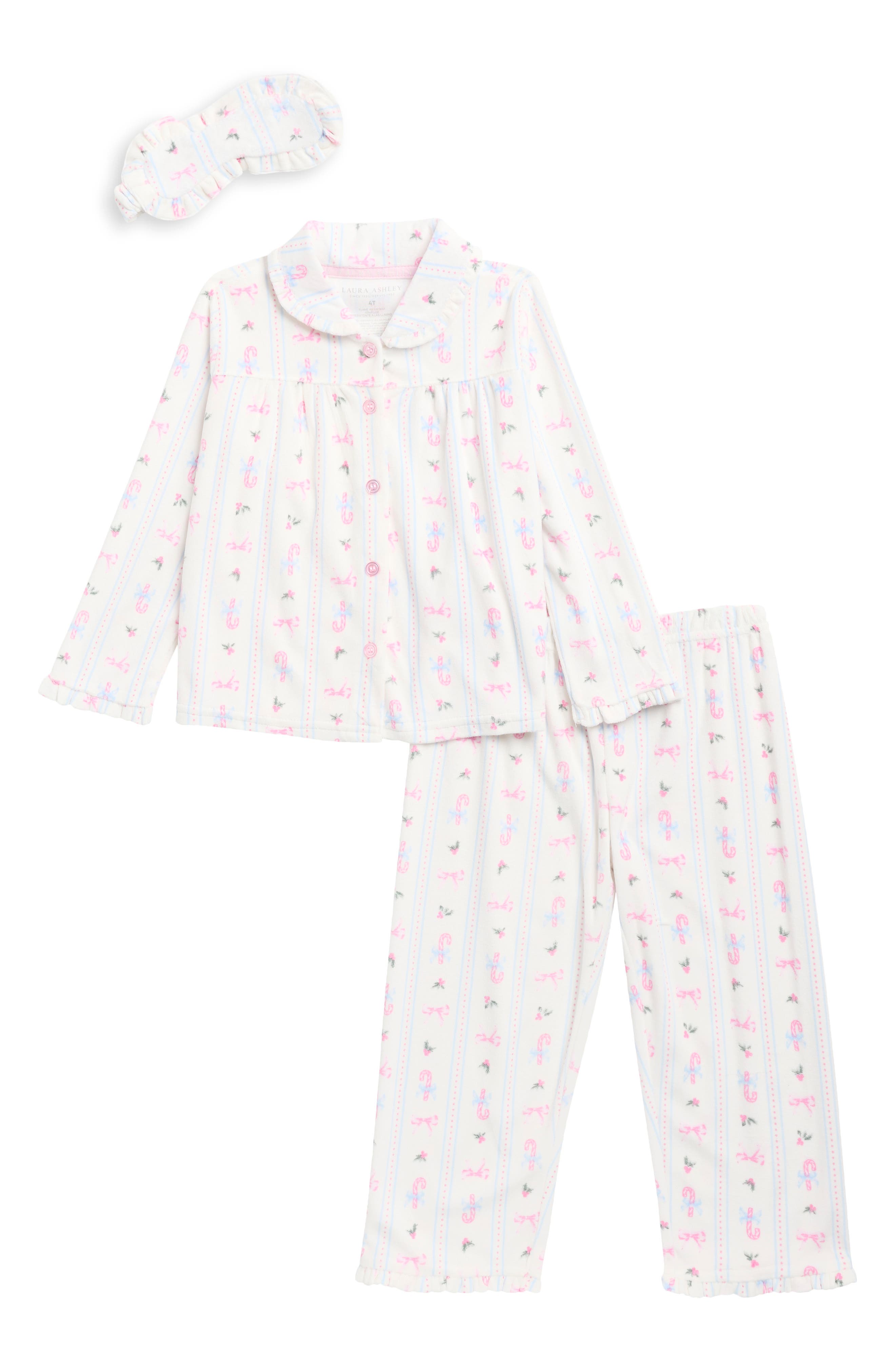 Kids' 2-Piece Pajamas & Eye Mask Set