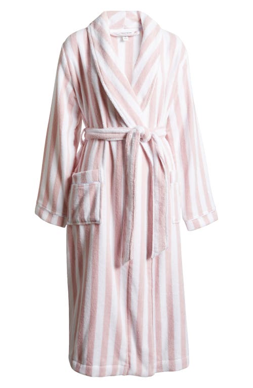 NORDSTROM NORDSTROM STRIPE HYDROCOTTON TERRY ROBE 
