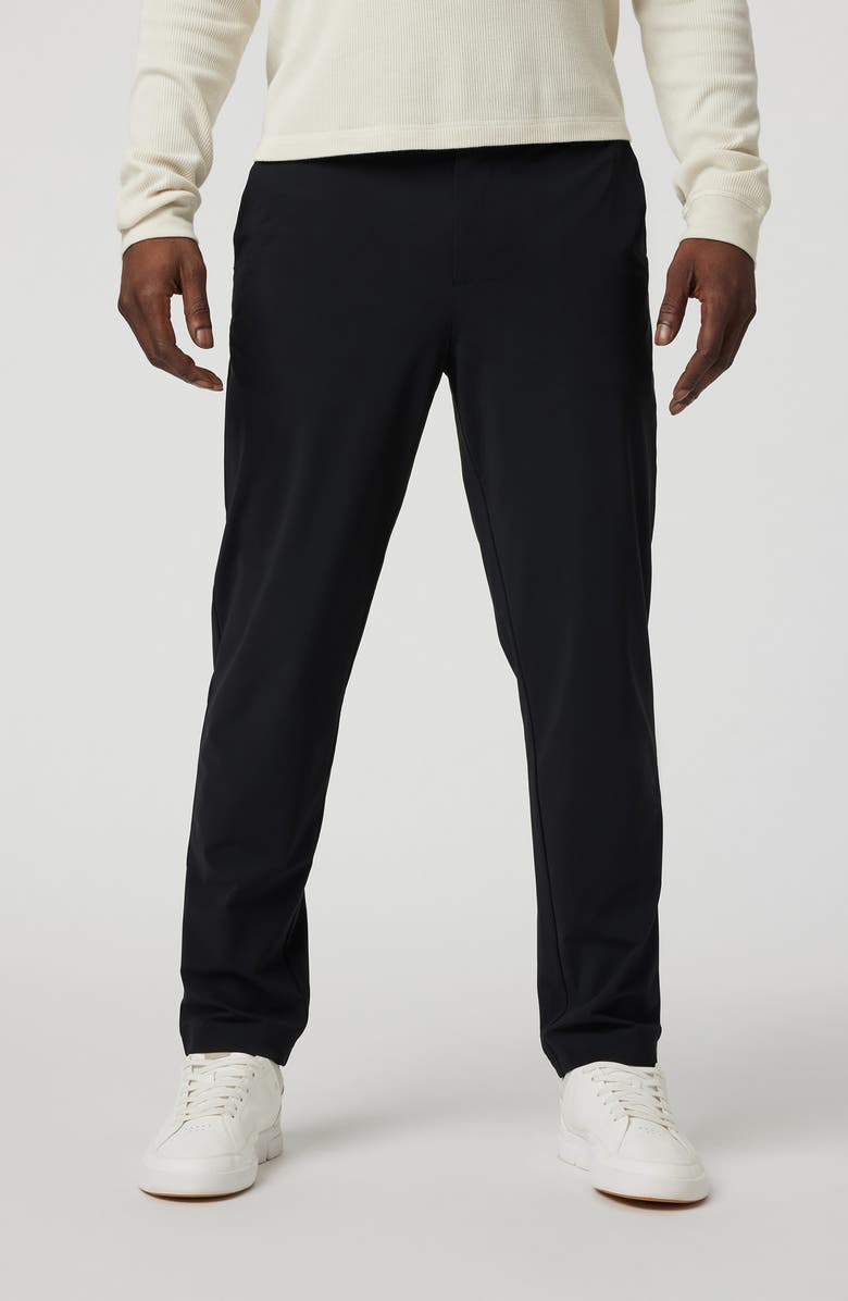 Vuori Fleet Performance Chino Pants Athletic Slim, Main, color, Black