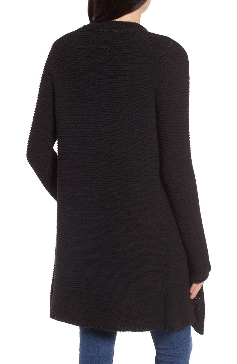 Caslon<sup>®</sup> Drape Front Long Cardigan, Alternate, color, 