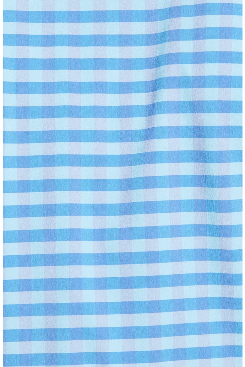 Leeward Check Button-Up Performance Shirt, Alternate, color, BLUE GINGHAM