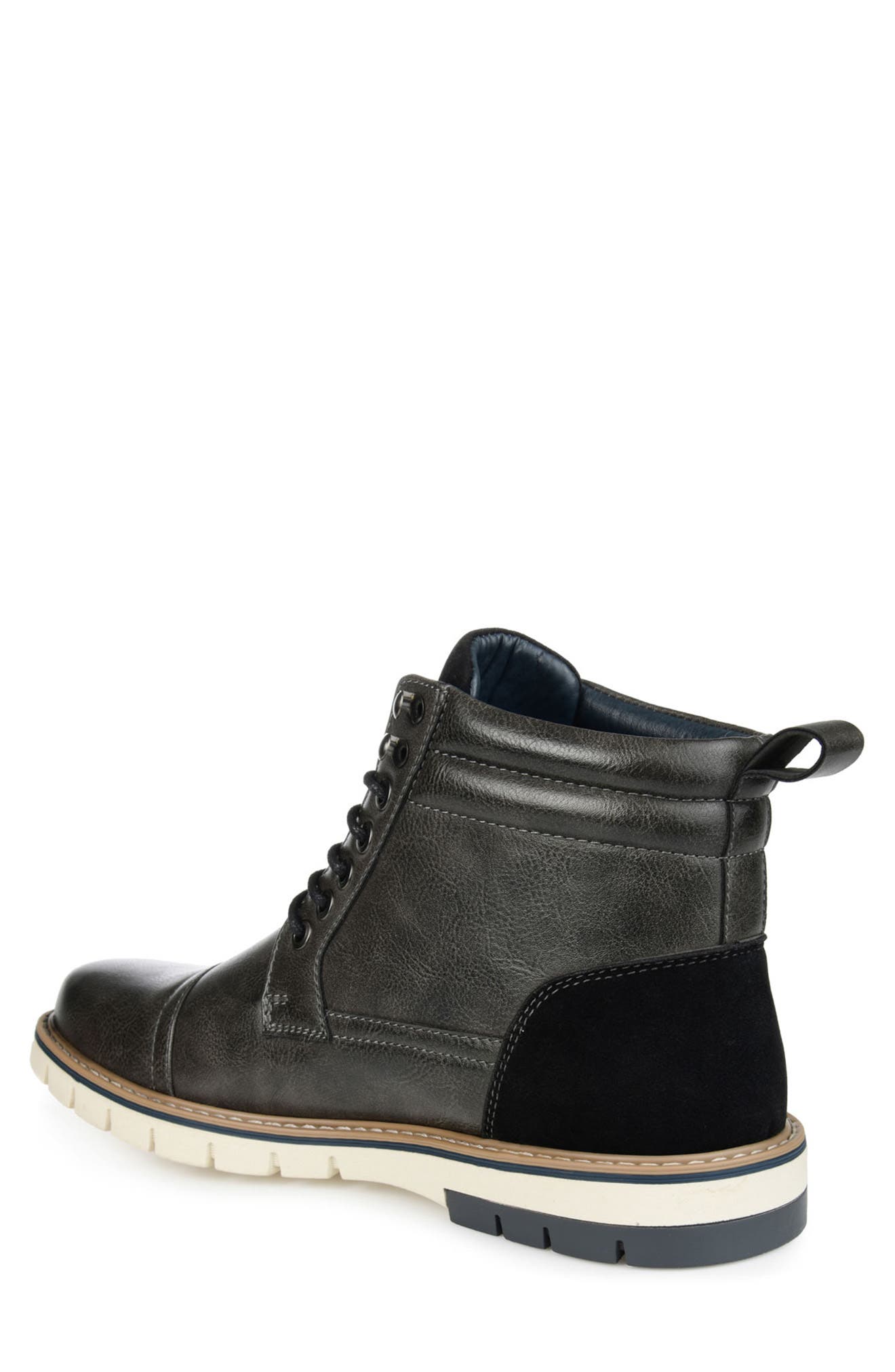 VANCE CO Lucien Vegan Leather Cap Toe Boot, Alternate, color, 