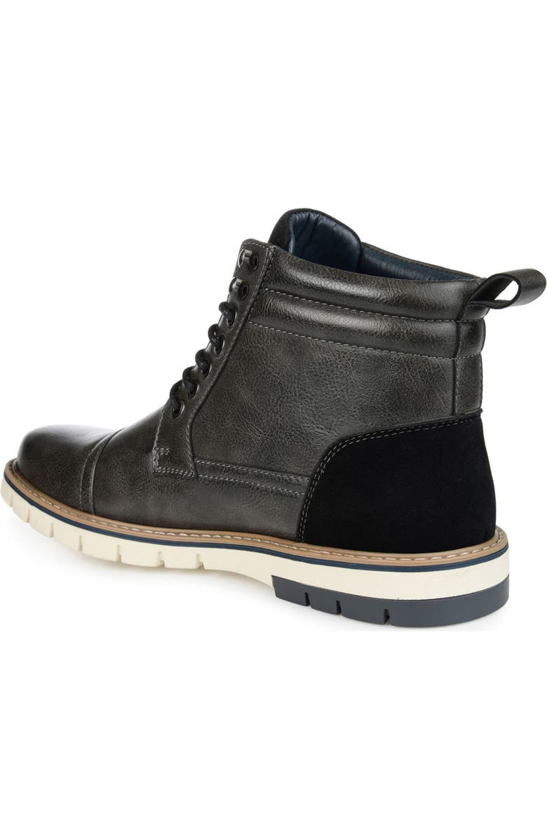 VANCE CO Lucien Vegan Leather Cap Toe Boot, Alternate, color, Grey