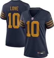 Nike Women's Nike Jordan Love Navy Green Bay Packers The 1923 Classic Game Jersey