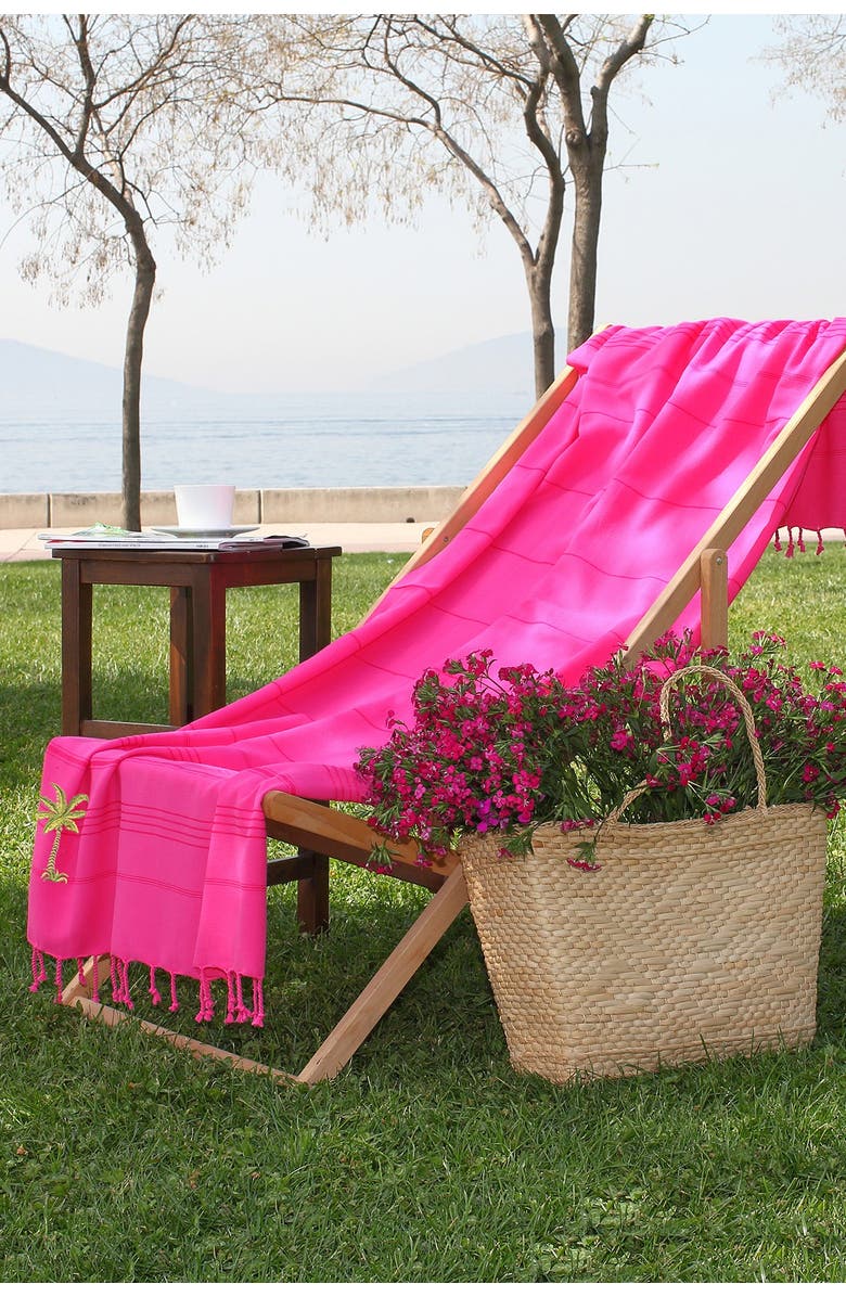 Linum Home Textiles 100% Turkish Cotton Summer Fun - Breezy Palm Tree ...