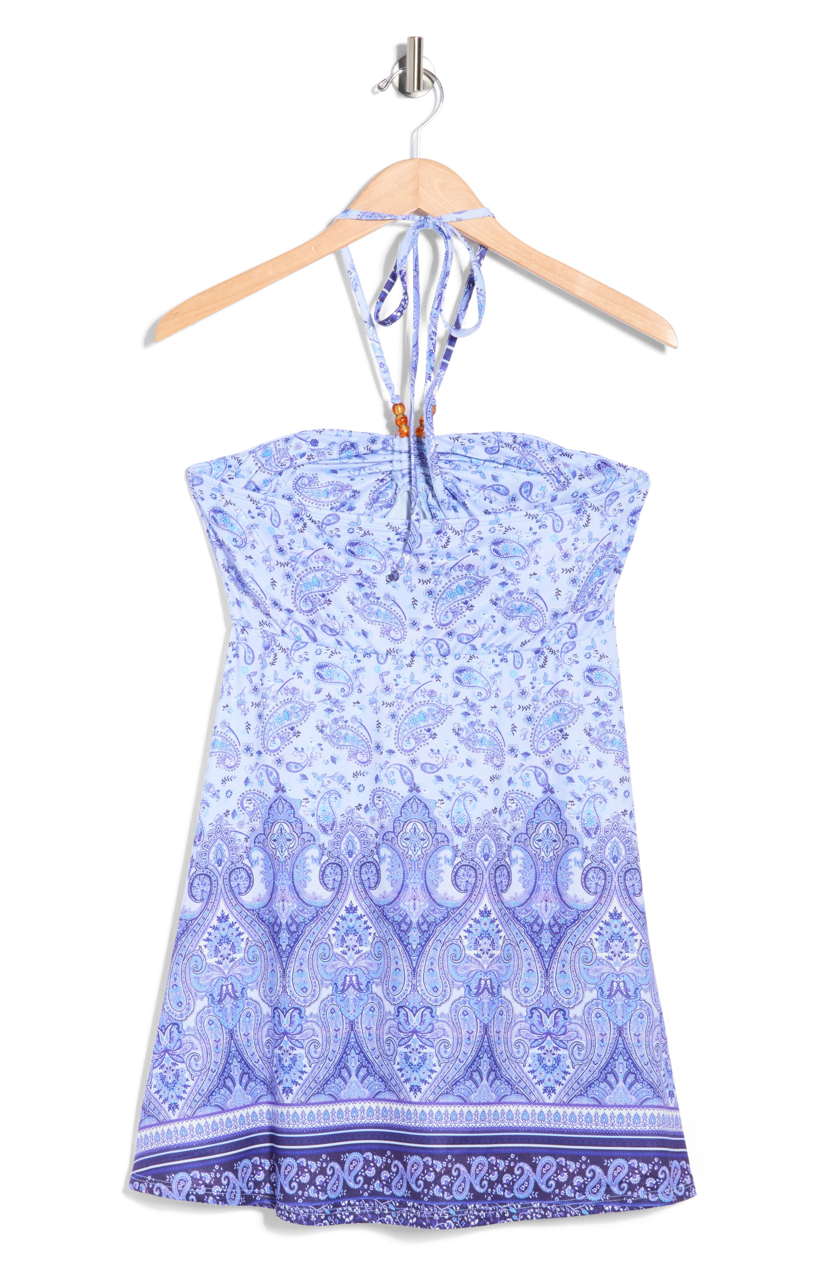 Ruched Mini Halter Dress - image 2
