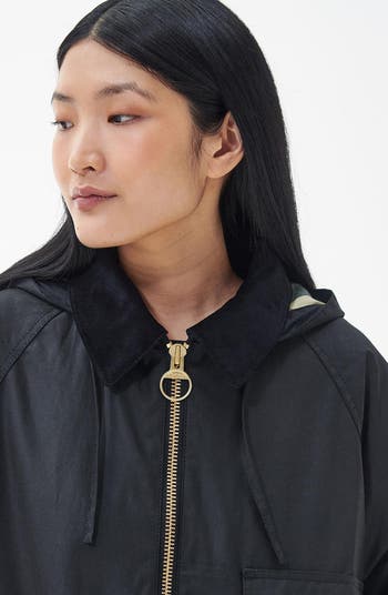 Barbour Highclere Hooded Waxed Jacket | Nordstrom
