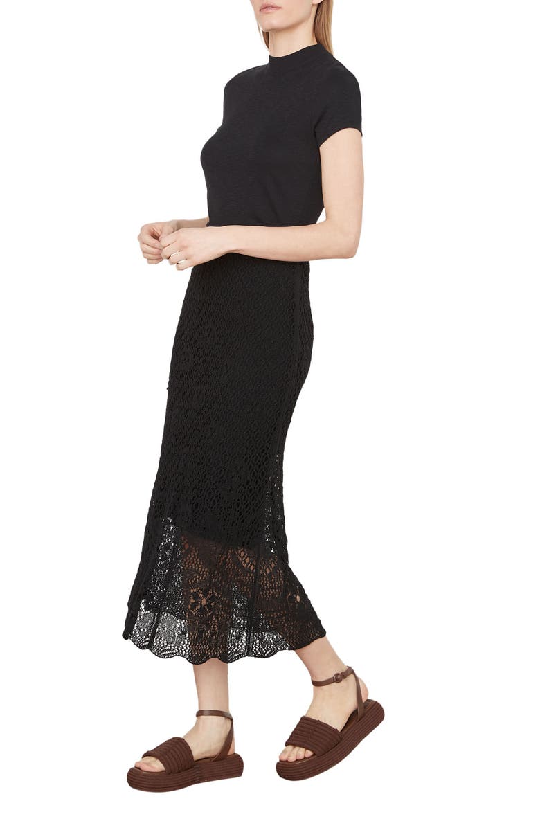 Vince Floral Lace Maxi Skirt, Alternate, color,