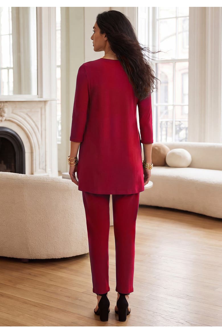 2 Piece Stretch Knit Mega Swing Set, Alternate, color, RICH BURGUNDY