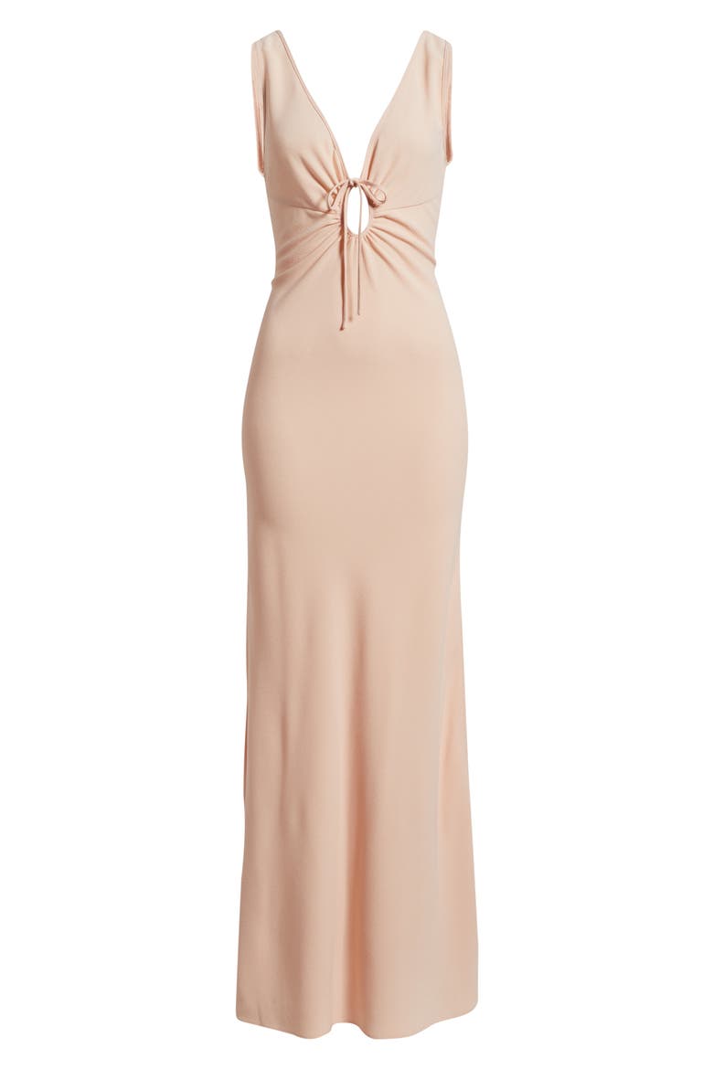 Reese Low Back Gown, Alternate, color, MANGO