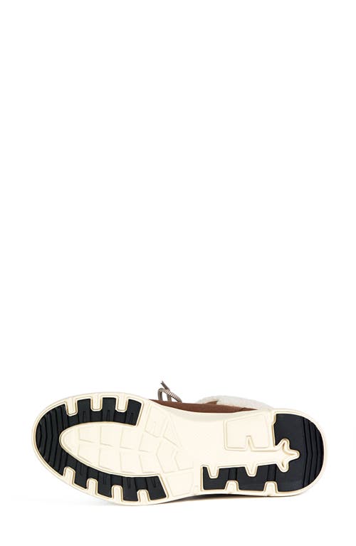 Jbu Freeze Faux Shearling Trim Boot In Brown