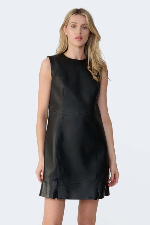 FURNIQ UK Selene Leather Dress in Black at Nordstrom, Size Xxx-Large