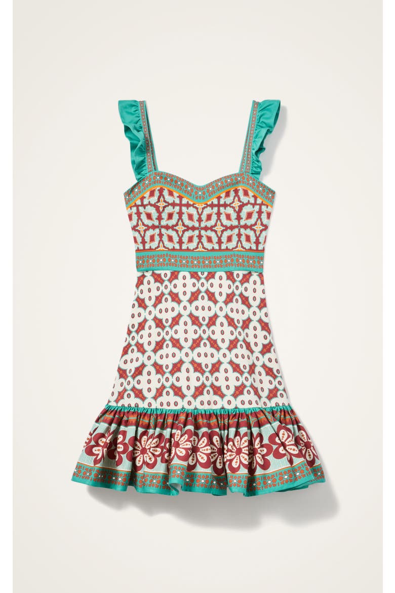 Mini Gingerbread Dress Pagoda Placée Rust, Alternate, color, Pagoda Placée Rust