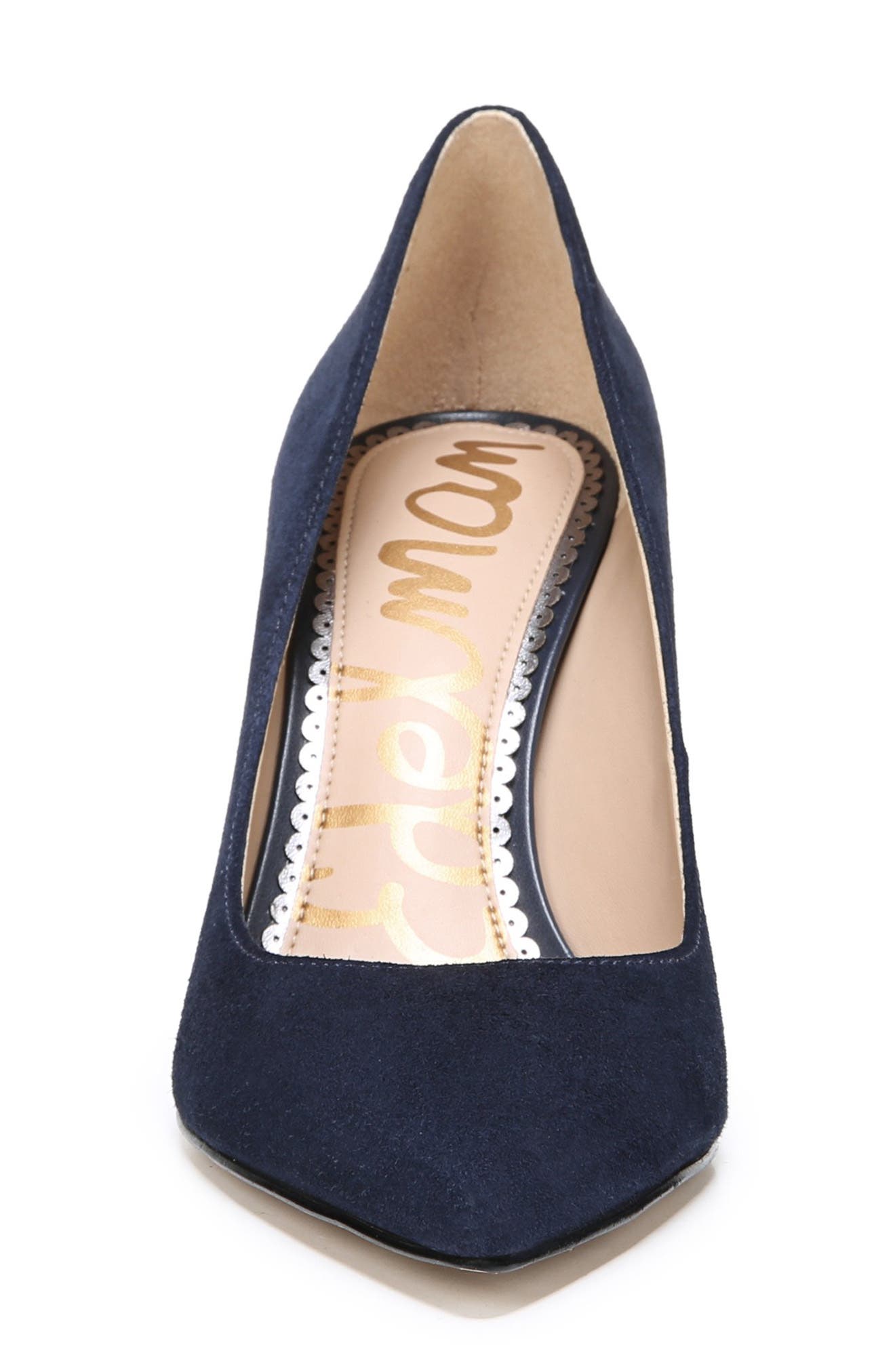 Margie Pump, Alternate, color, BALTIC NAVY BLUE SUEDE
