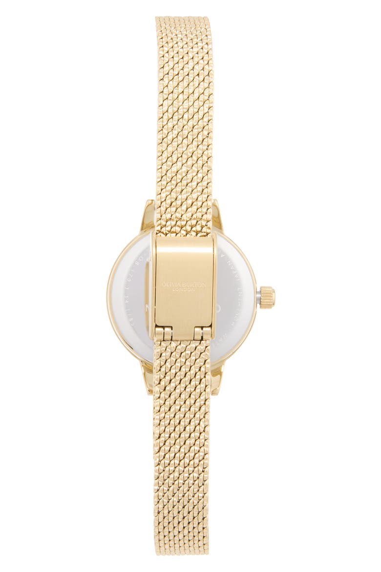Mini Lucky Bee Shimmer Bracelet Watch, Alternate, color, GOLD