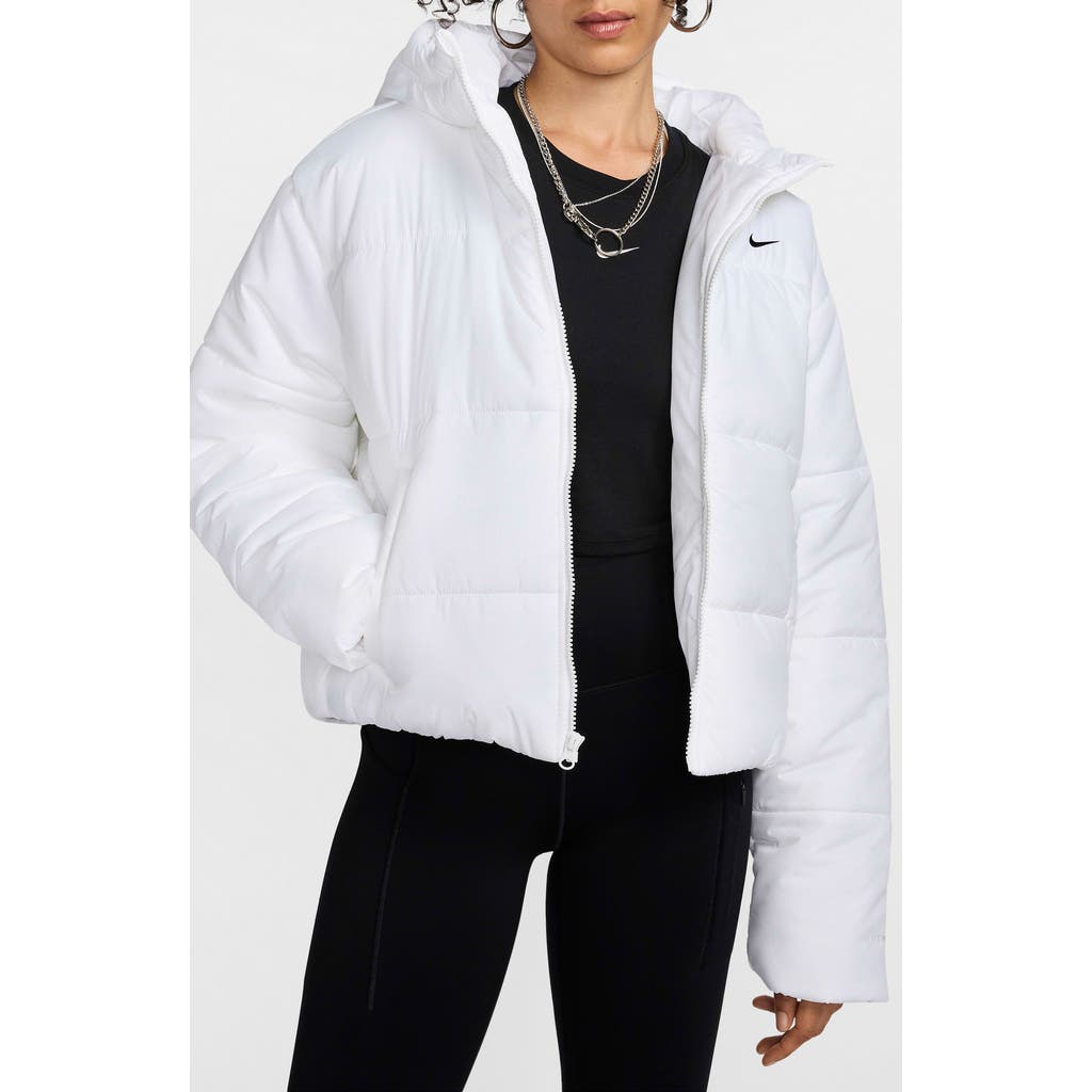 Nike Sportswear Therma-fit Classic Puffer Jacket In White