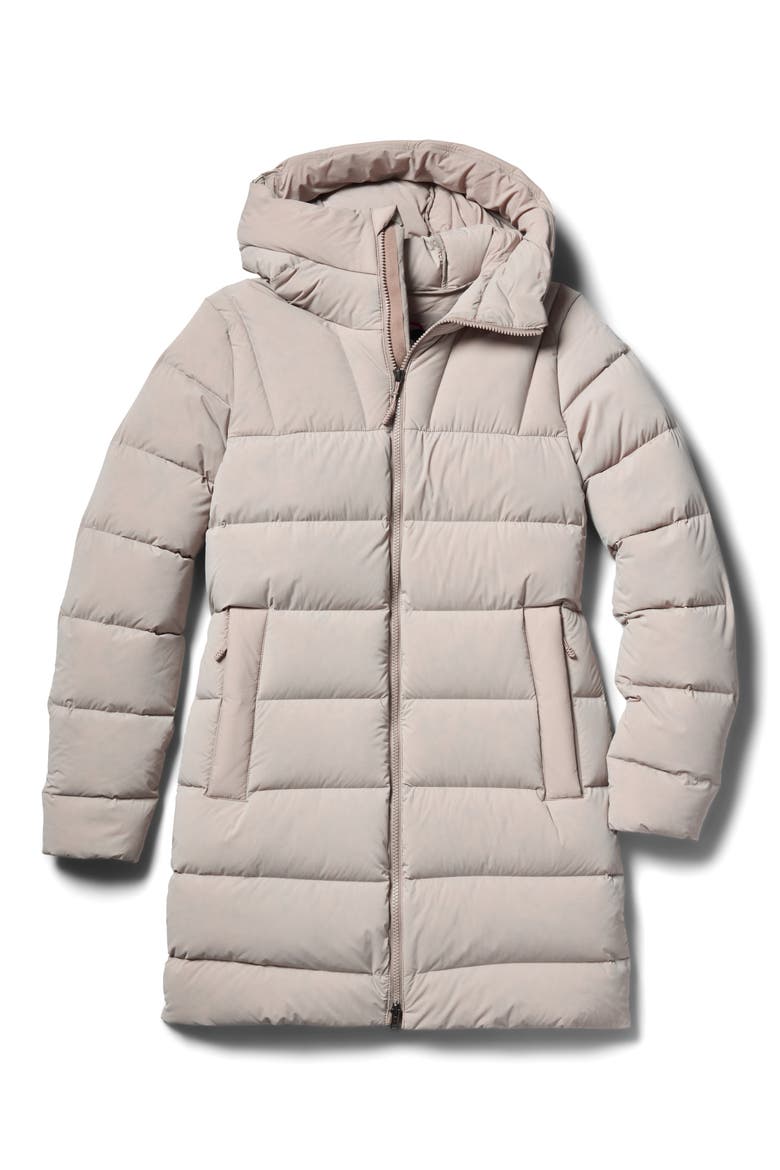 Highveil Stretch Down & Feather Fill Parka, Alternate, color, PRO KHAKI