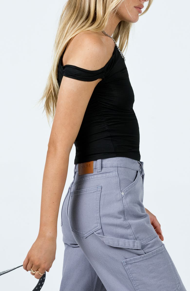 Princess Polly Beller Asymmetric Off the Shoulder Top, Alternate, color,