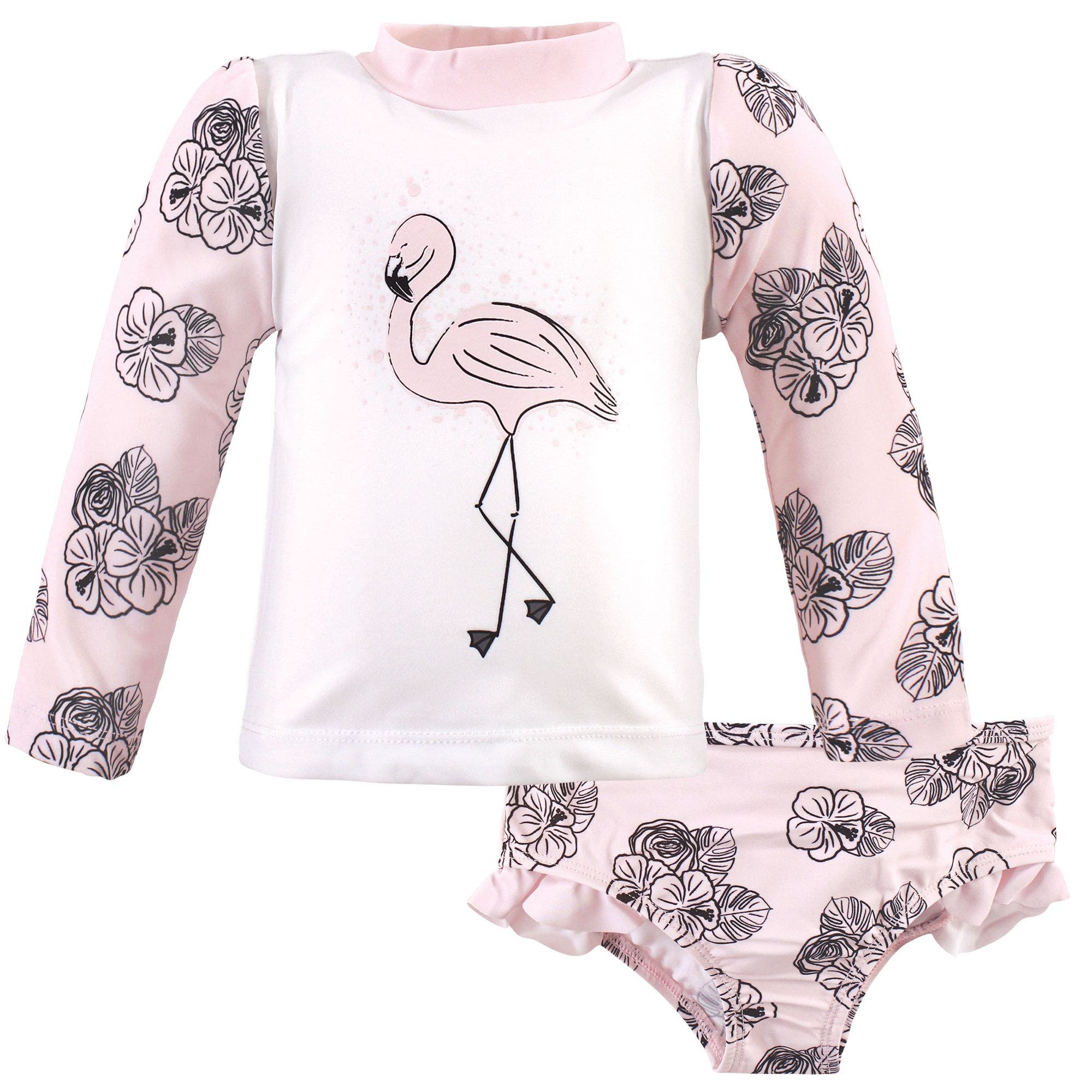 Floral Flamingo
