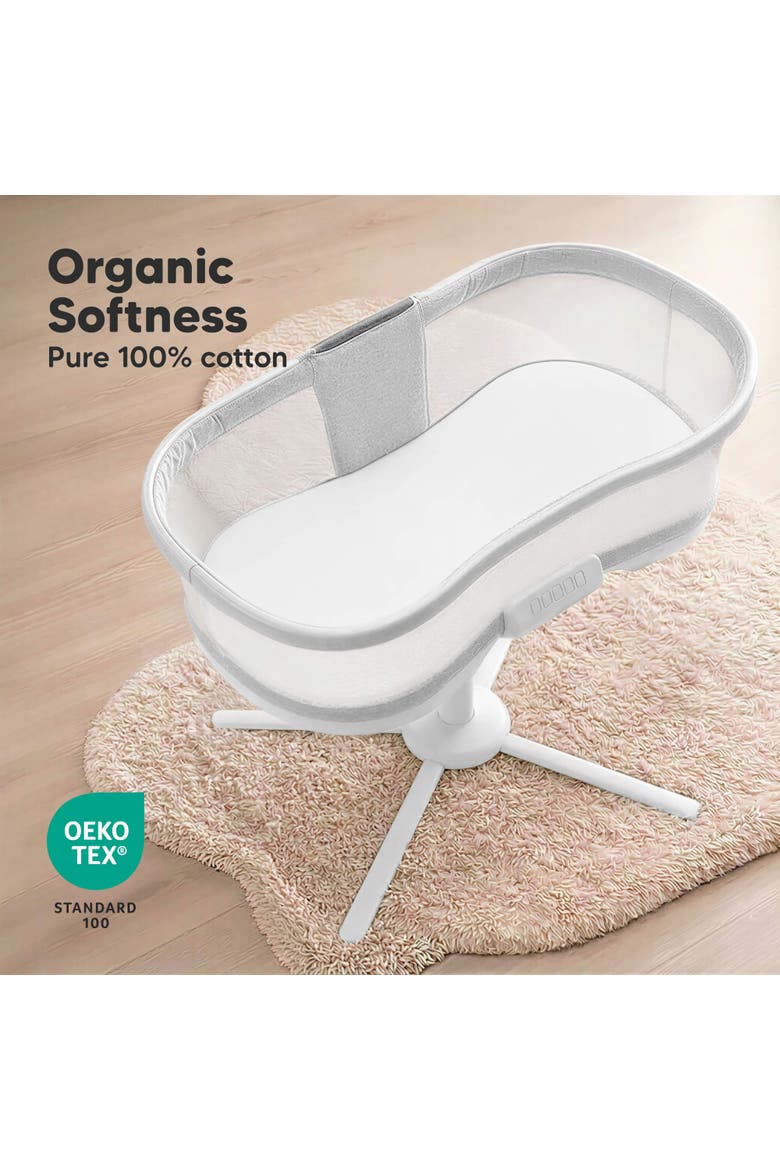 2-Pack Soothe Fitted Bassinet Sheets, Alternate, color, Soft White