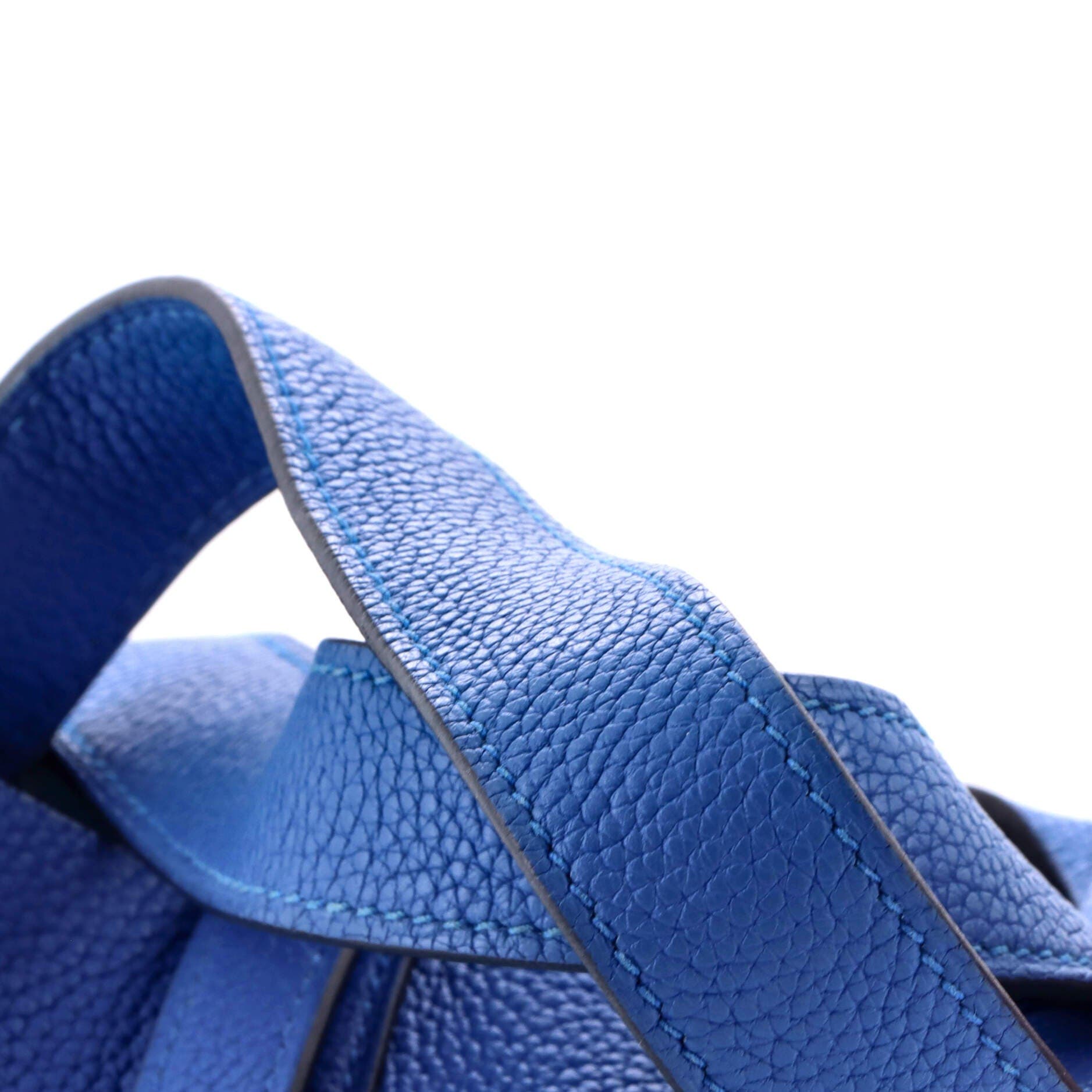 Pre-Owned Hermes Picotin Lock Bag Maurice PM, Alternate, color, Bleu France