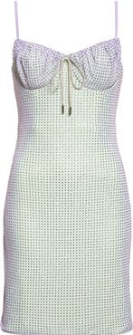 Area Hotfix Crystal Jersey Minidress