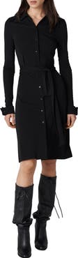 Diane von Furstenberg Diane Long Sleeve Shirtdress