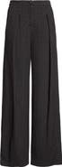 Emporio Armani Chevron Jersey Wide Leg Pants